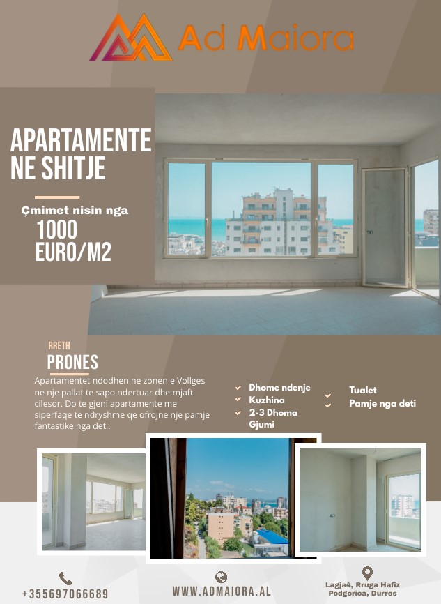 Apartments for sale in Durres